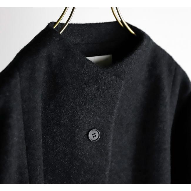 evam eva エヴァムエヴァE253K090 プレスウール ショートコート press wool short coat |  | 17