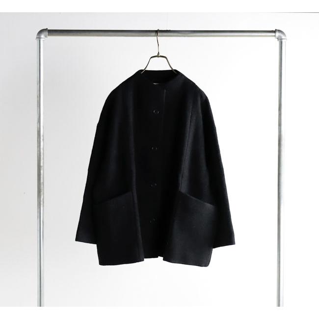evam eva エヴァムエヴァE253K090 プレスウール ショートコート press wool short coat |  | 09