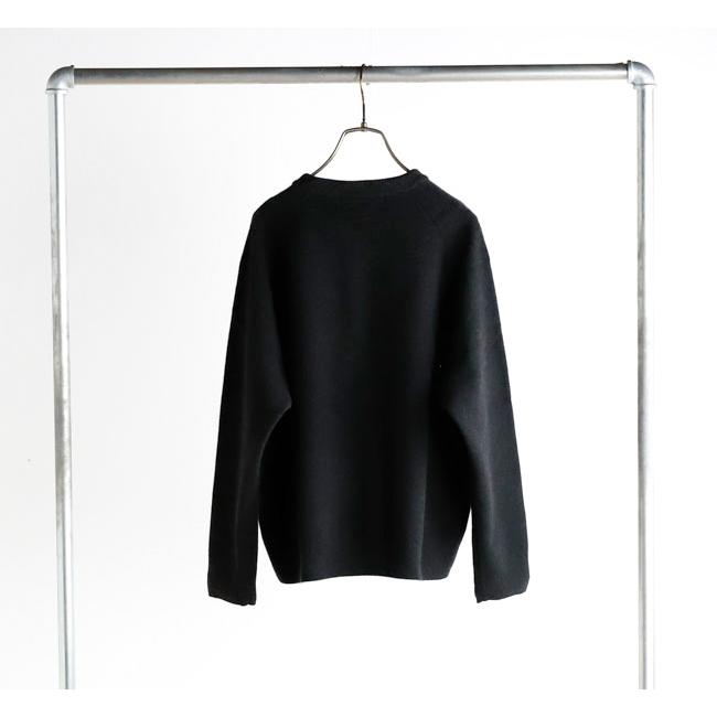 evam eva エヴァムエヴァ E253K176 プレスウール ラグランプルオーバー press wool raglan pullover |  | 10