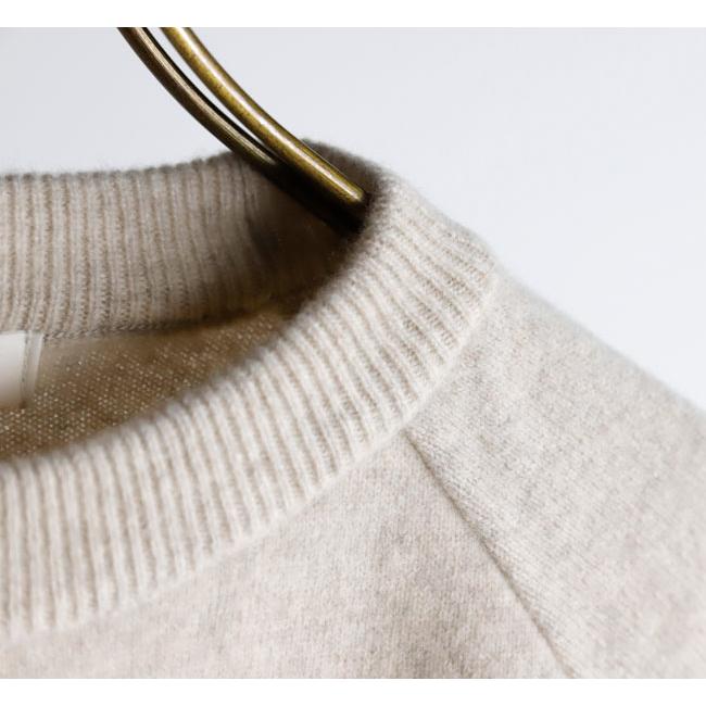 evam eva エヴァムエヴァ E253K176 プレスウール ラグランプルオーバー press wool raglan pullover |  | 13