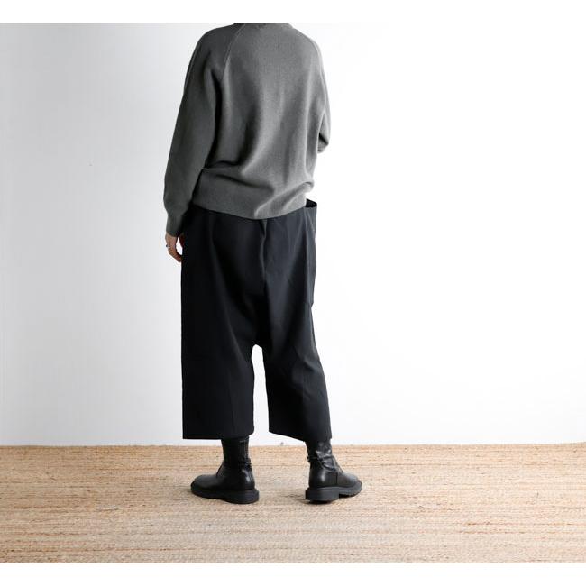 evam eva エヴァムエヴァ E253K176 プレスウール ラグランプルオーバー press wool raglan pullover |  | 03