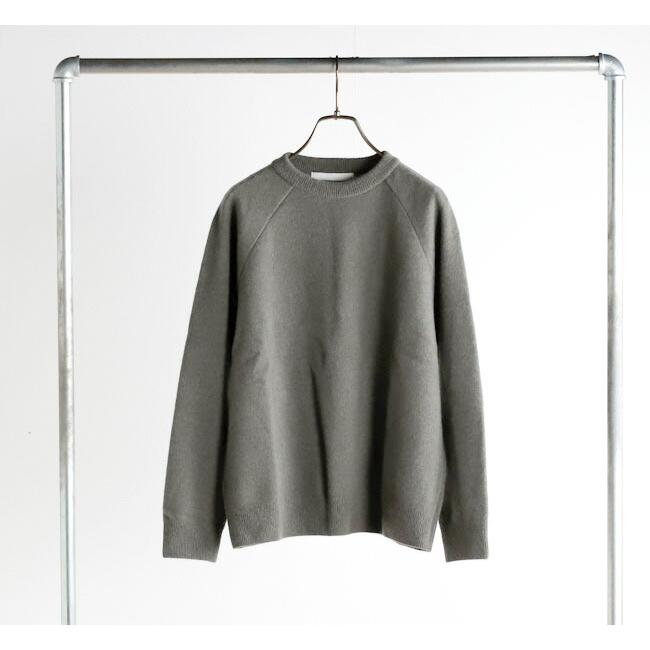 evam eva エヴァムエヴァ E253K176 プレスウール ラグランプルオーバー press wool raglan pullover |  | 08