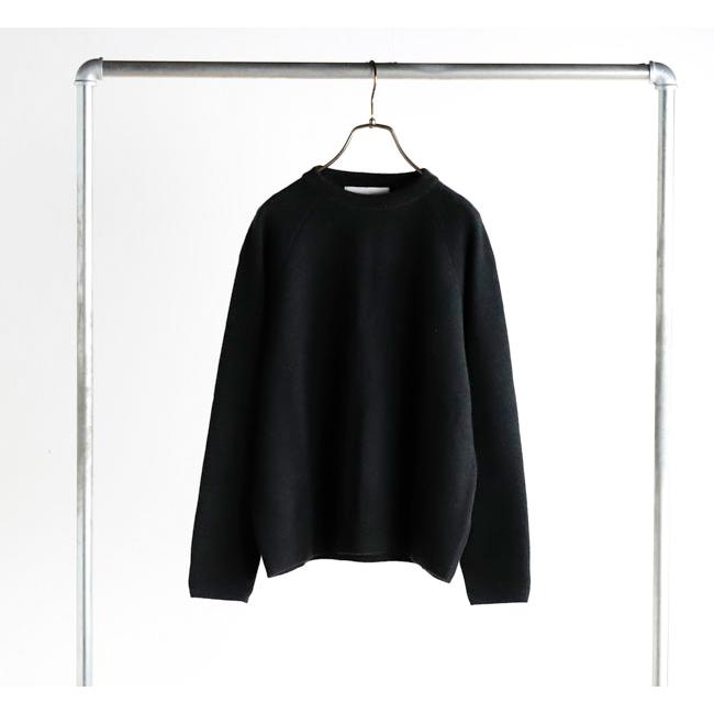evam eva エヴァムエヴァ E253K176 プレスウール ラグランプルオーバー press wool raglan pullover |  | 09