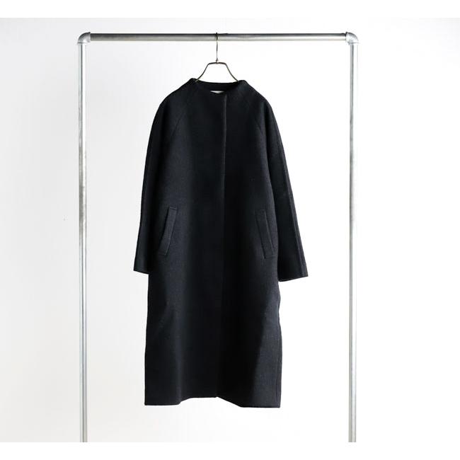evam eva エヴァムエヴァ E253K091 プレスウール ラグランコート press wool raglan coat |  | 10