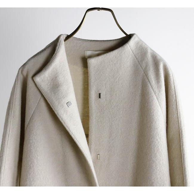 evam eva エヴァムエヴァ E253K091 プレスウール ラグランコート press wool raglan coat |  | 13