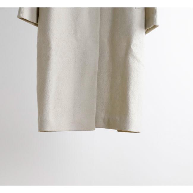 evam eva エヴァムエヴァ E253K091 プレスウール ラグランコート press wool raglan coat |  | 15