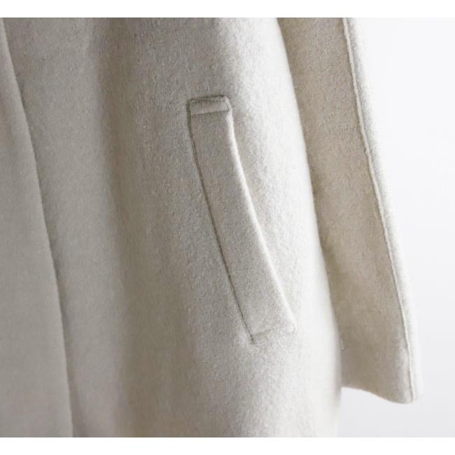 evam eva エヴァムエヴァ E253K091 プレスウール ラグランコート press wool raglan coat |  | 16