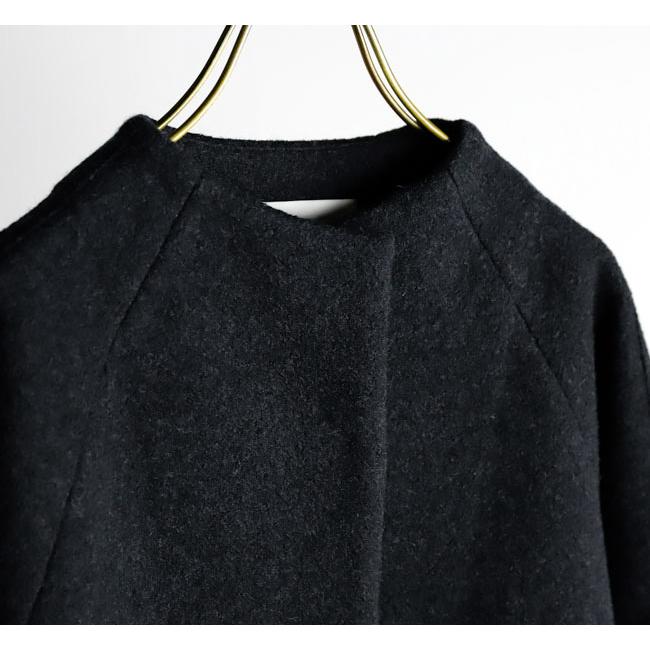 evam eva エヴァムエヴァ E253K091 プレスウール ラグランコート press wool raglan coat |  | 19