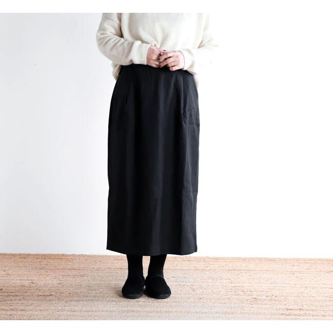 evam eva エヴァムエヴァ E253T158 ウール スカート wool skirt | 