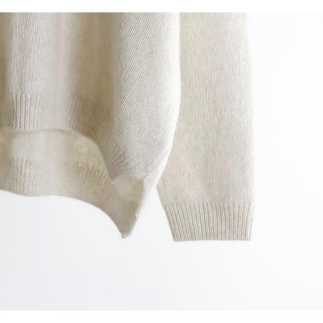 evam eva エヴァムエヴァ E253K198 ウール フォックス プルオーバー wool fox pullover |  | 13