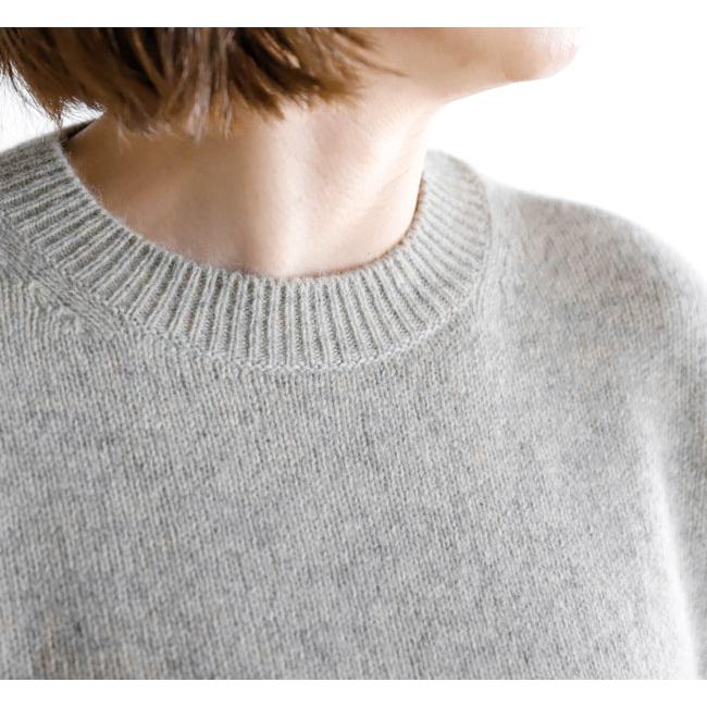 evam eva エヴァムエヴァ E253K198 ウール フォックス プルオーバー wool fox pullover |  | 01