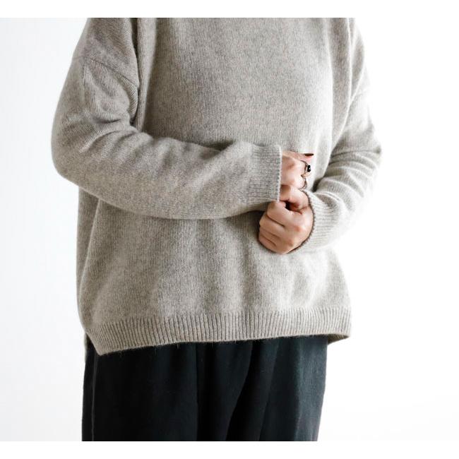 evam eva エヴァムエヴァ E253K198 ウール フォックス プルオーバー wool fox pullover |  | 02