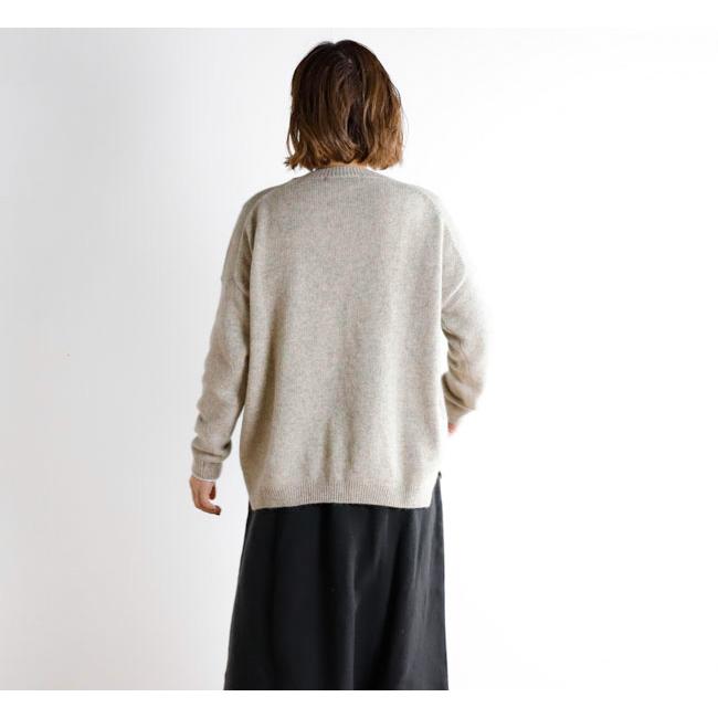 evam eva エヴァムエヴァ E253K198 ウール フォックス プルオーバー wool fox pullover |  | 05