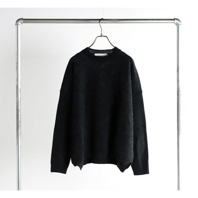 evam eva エヴァムエヴァ E253K198 ウール フォックス プルオーバー wool fox pullover |  | 09