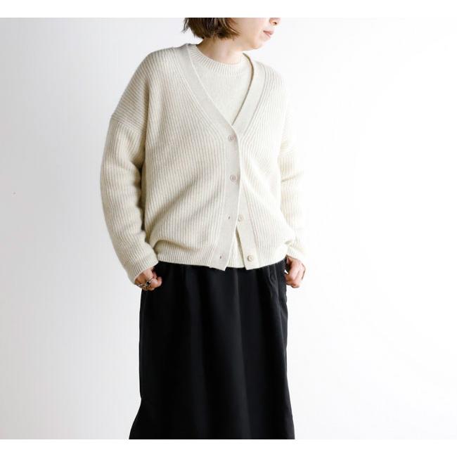 evam eva エヴァムエヴァ E253K200 ウール フォックス カーディガン wool fox aze cardigan |  | 01