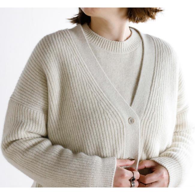 evam eva エヴァムエヴァ E253K200 ウール フォックス カーディガン wool fox aze cardigan |  | 02