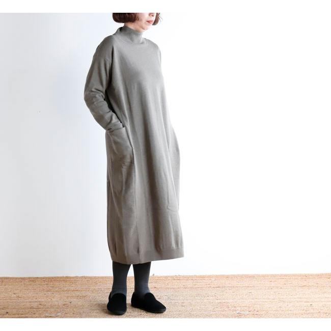 evam eva エヴァムエヴァ E253K203 ウールタートルネック ワンピース wool turtleneck one-piece |  | 03