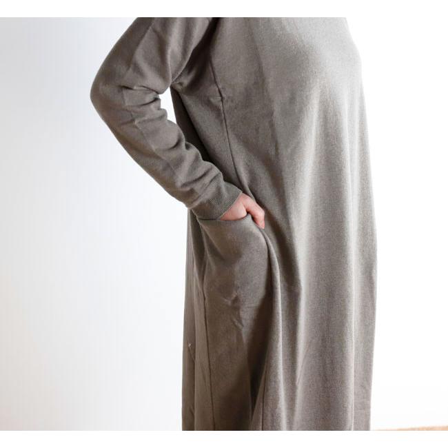 evam eva エヴァムエヴァ E253K203 ウールタートルネック ワンピース wool turtleneck one-piece |  | 05