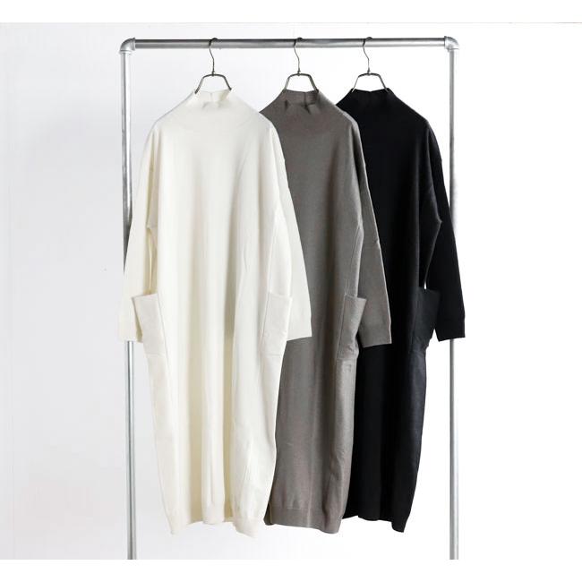 evam eva エヴァムエヴァ E253K203 ウールタートルネック ワンピース wool turtleneck one-piece |  | 08