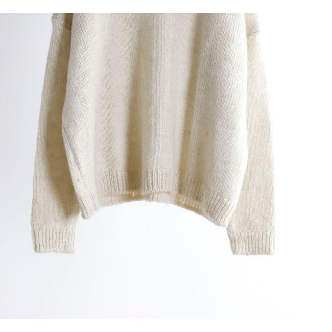 evam eva エヴァムエヴァ E253K219 ローゲージ プルオーバー low gauge pullover |  | 10