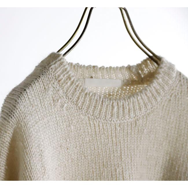 evam eva エヴァムエヴァ E253K219 ローゲージ プルオーバー low gauge pullover |  | 12