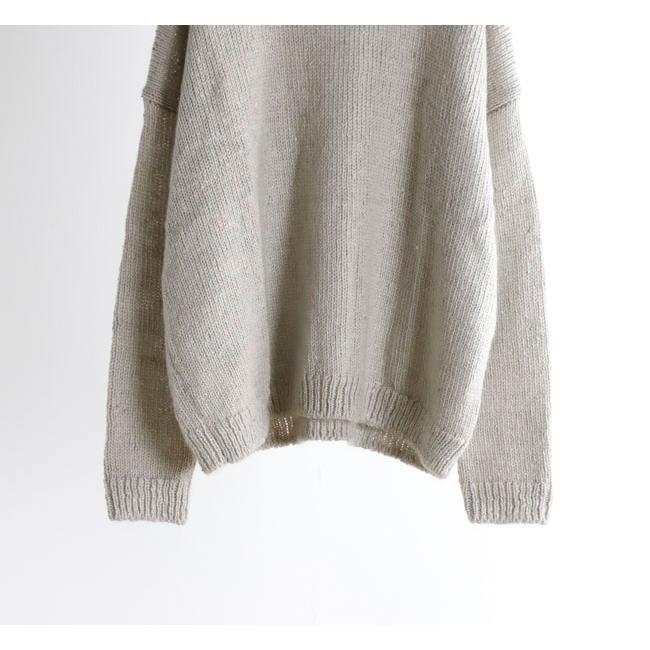 evam eva エヴァムエヴァ E253K219 ローゲージ プルオーバー low gauge pullover |  | 14