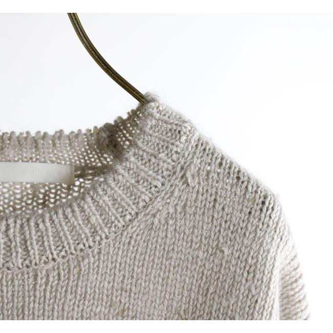 evam eva エヴァムエヴァ E253K219 ローゲージ プルオーバー low gauge pullover |  | 15