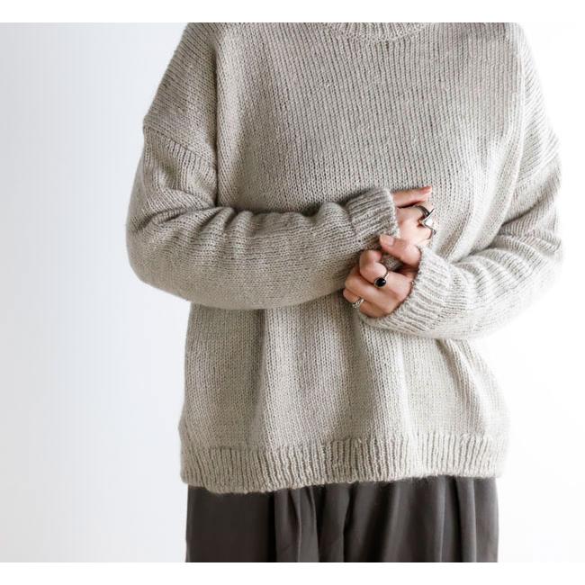 evam eva エヴァムエヴァ E253K219 ローゲージ プルオーバー low gauge pullover |  | 02