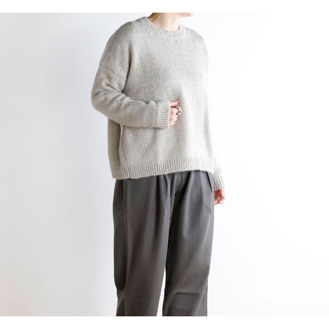 evam eva エヴァムエヴァ E253K219 ローゲージ プルオーバー low gauge pullover |  | 03