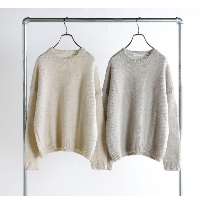 evam eva エヴァムエヴァ E253K219 ローゲージ プルオーバー low gauge pullover |  | 05