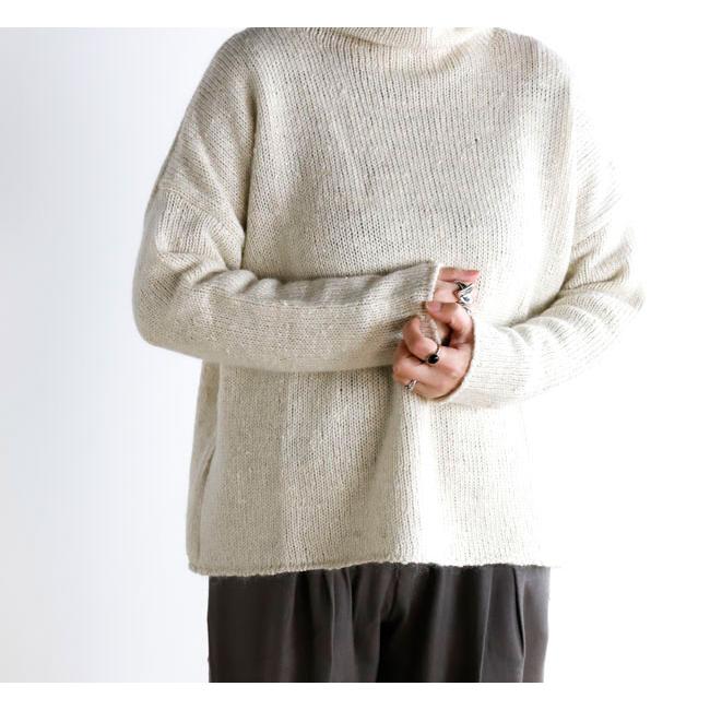 evam eva エヴァムエヴァ E253K220 ローゲージ タートルネック low gauge turtleneck |  | 03