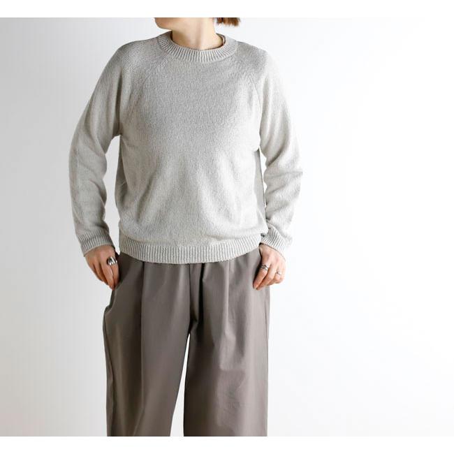 evam eva エヴァムエヴァ E261K003 ロービングコットン プルオーバー roving cotton pullover | 