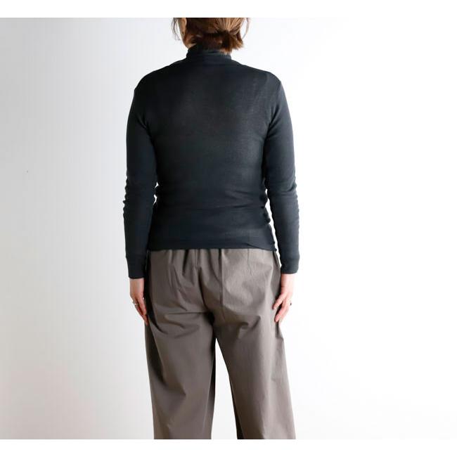 evam eva エヴァムエヴァ E261K009 コットン タートルネック cotton turtleneck |  | 02