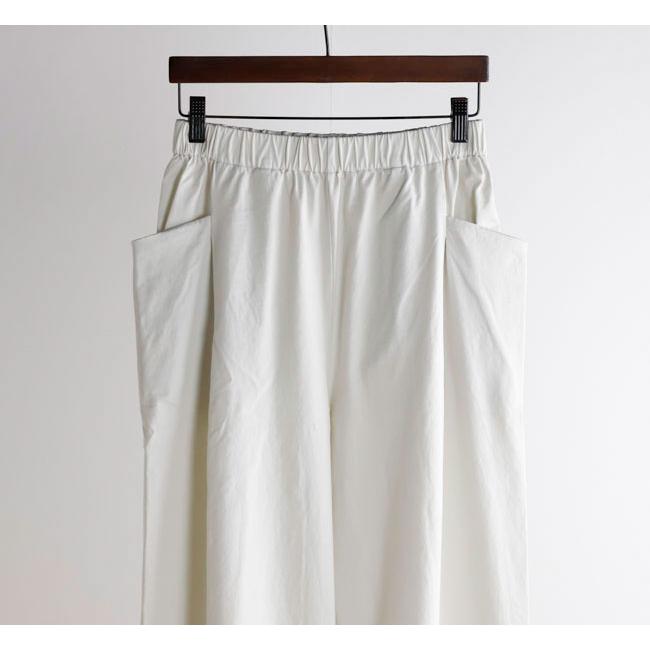 evam eva エヴァムエヴァ E261C072 スーピマコットン キュロットパンツ supima cotton culottes |  | 10