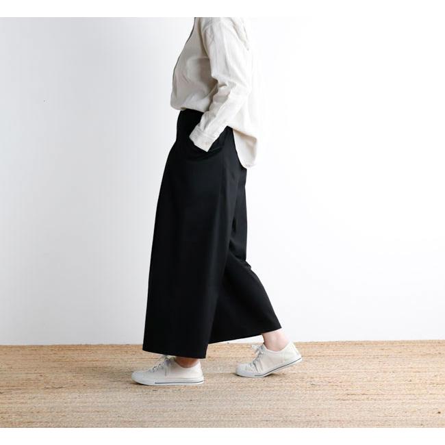evam eva エヴァムエヴァ E261C072 スーピマコットン キュロットパンツ supima cotton culottes |  | 02