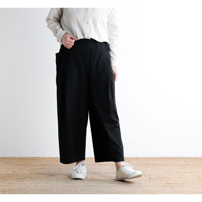 evam eva エヴァムエヴァ E261C072 スーピマコットン キュロットパンツ supima cotton culottes |  | 03