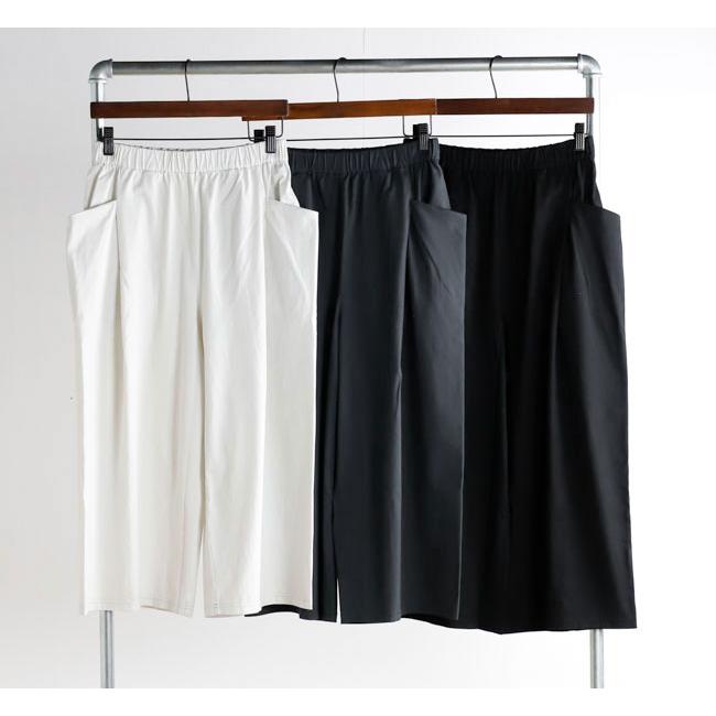 evam eva エヴァムエヴァ E261C072 スーピマコットン キュロットパンツ supima cotton culottes |  | 05