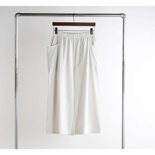 evam eva エヴァムエヴァ E261C072 スーピマコットン キュロットパンツ supima cotton culottes |  | 06