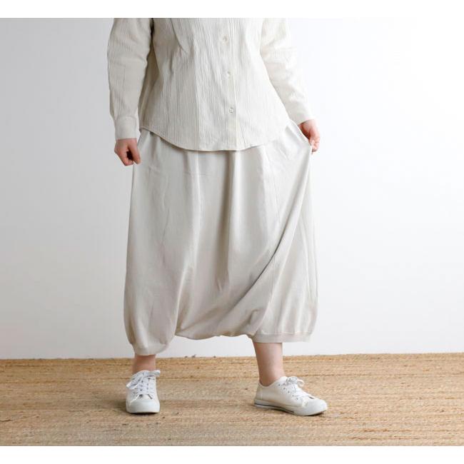 evam eva エヴァムエヴァ E261K097 コットン サルエルパンツ cotton sarrouel pants |  | 01