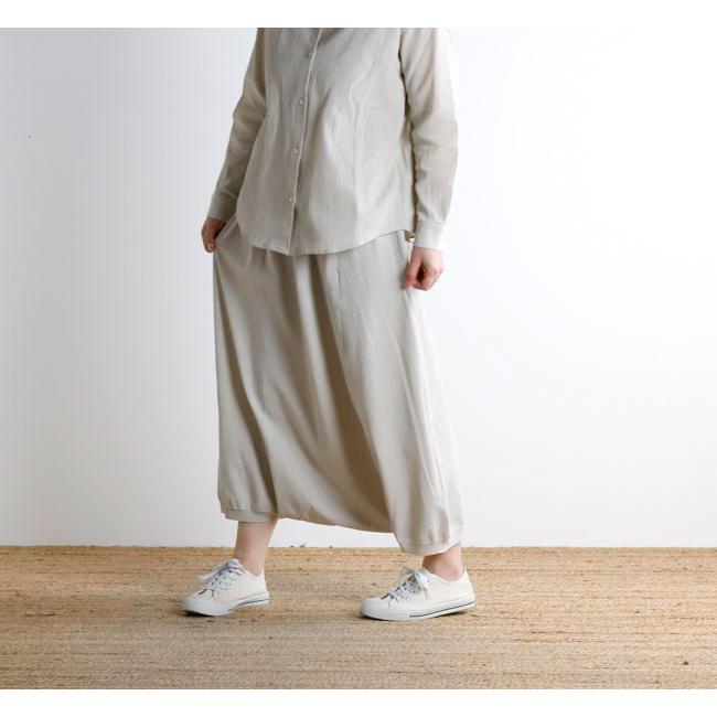 evam eva エヴァムエヴァ E261K097 コットン サルエルパンツ cotton sarrouel pants |  | 02