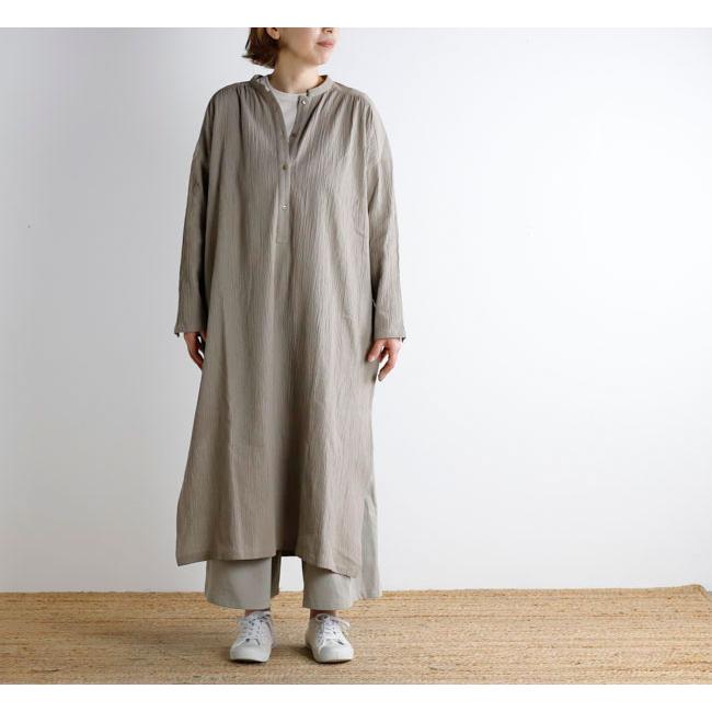 evam eva エヴァムエヴァ E261T053 コットンワンピース cotton one-piece | 