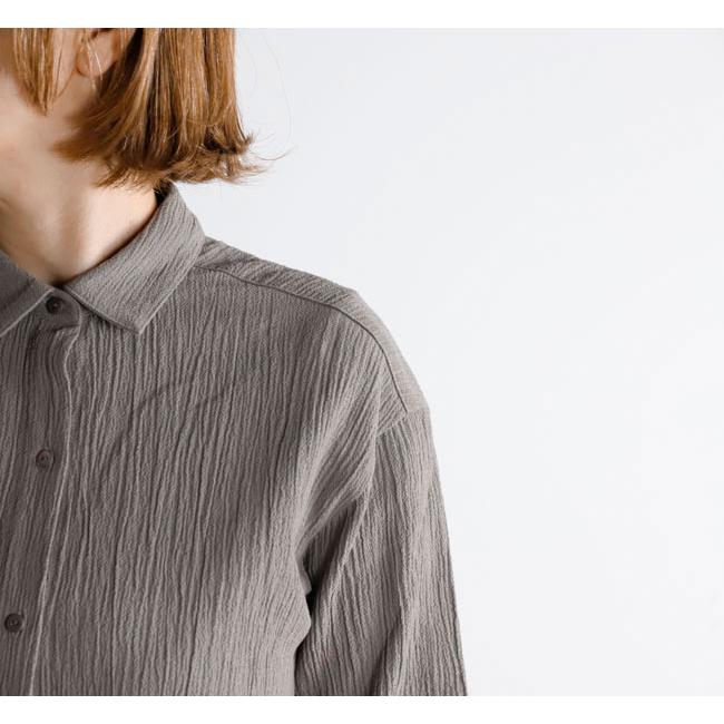 evam eva エヴァムエヴァ E261T052 コットンシャツ cotton shirt |  | 01