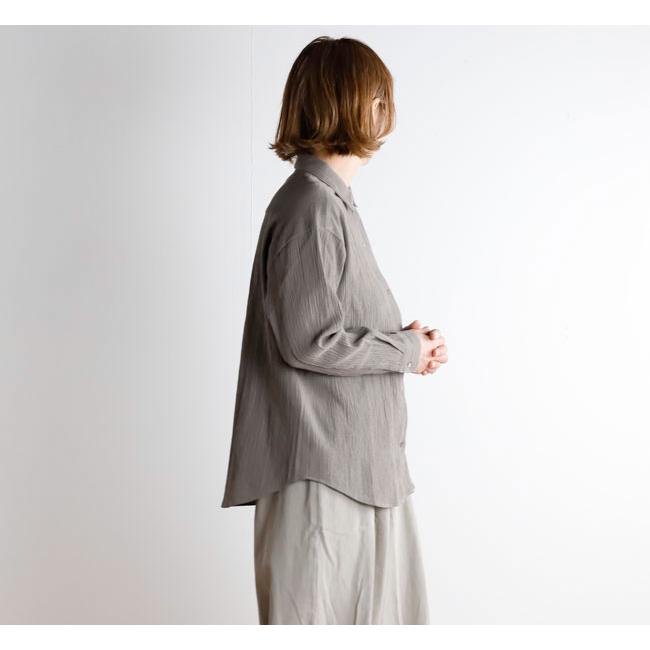 evam eva エヴァムエヴァ E261T052 コットンシャツ cotton shirt |  | 03