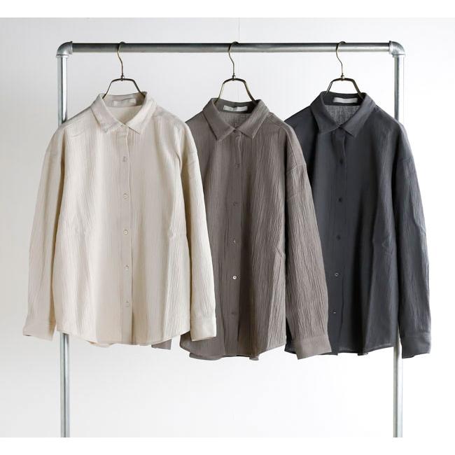 evam eva エヴァムエヴァ E261T052 コットンシャツ cotton shirt |  | 05