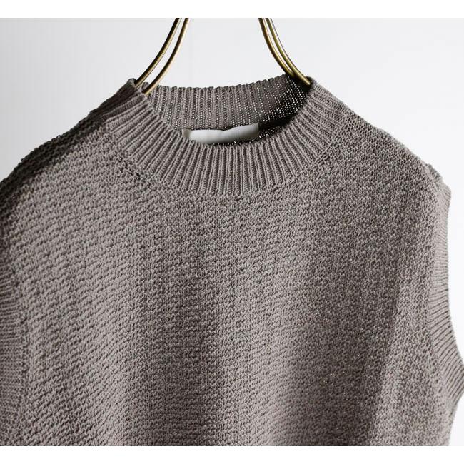 evam eva エヴァムエヴァ E261K085 コットンリネン ベスト cotton linen vest |  | 14