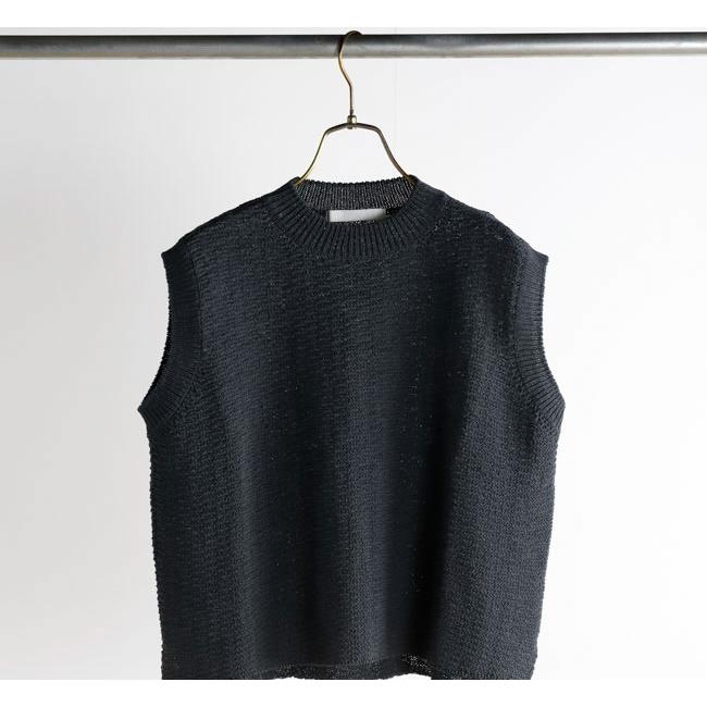 evam eva エヴァムエヴァ E261K085 コットンリネン ベスト cotton linen vest |  | 16