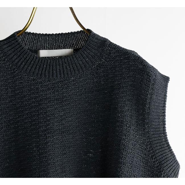 evam eva エヴァムエヴァ E261K085 コットンリネン ベスト cotton linen vest |  | 17