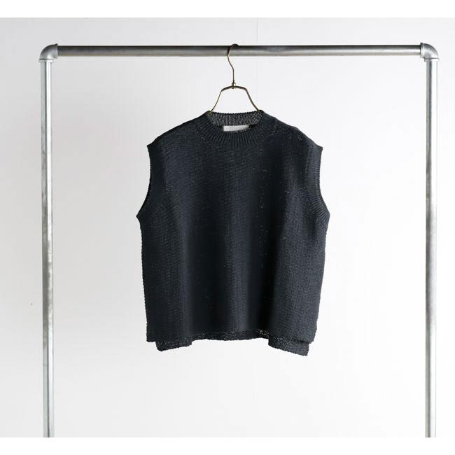 evam eva エヴァムエヴァ E261K085 コットンリネン ベスト cotton linen vest |  | 08