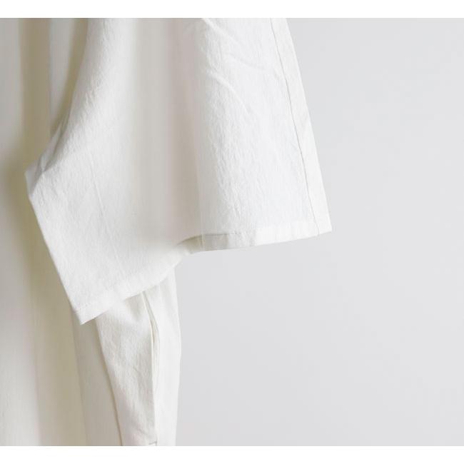 evam eva エヴァムエヴァ E261T120 コットンラグランスリーブ ワンピース cotton raglan one-pieceの画像
