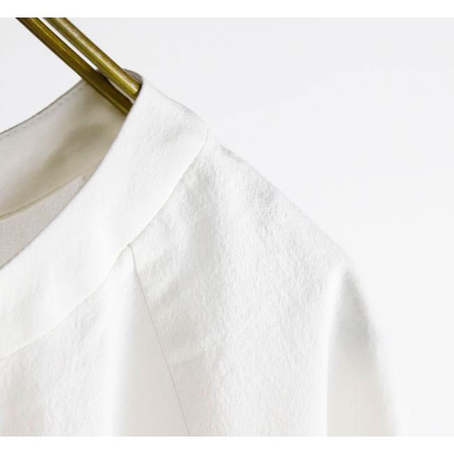 evam eva エヴァムエヴァ E261T120 コットンラグランスリーブ ワンピース cotton raglan one-pieceの画像